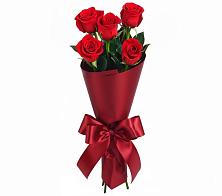 Букет 5 Красных роз Эдлесс Лав в Вознесенье