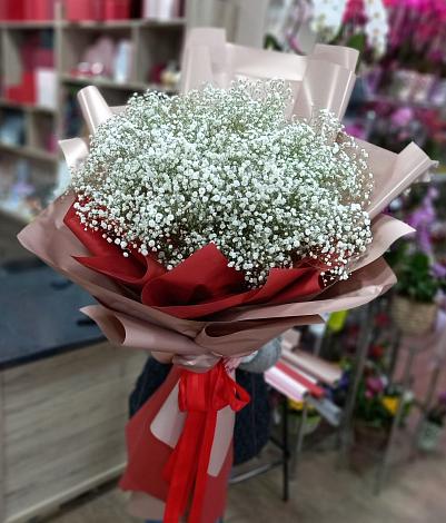 Букет цветов из: Гипсофила в Вознесенье