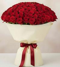 Букет 101 Красная роза Милано в Вознесенье