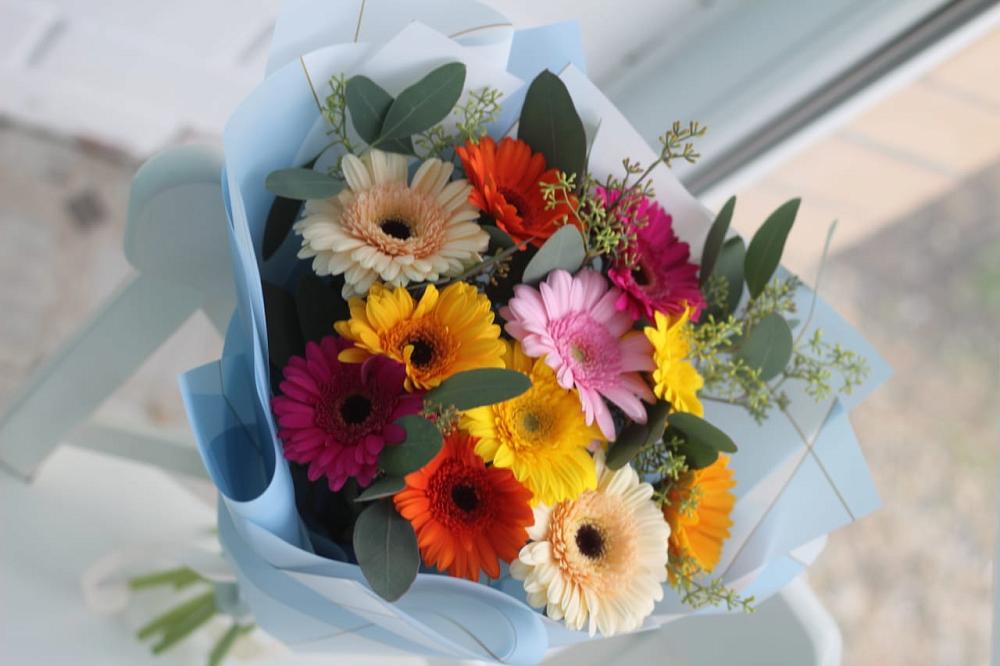 Букет цветов из: Герберы в Вознесенье