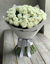Букет 35 Белых роз в Вознесенье