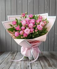 Букет Розовый кустик в Вознесенье