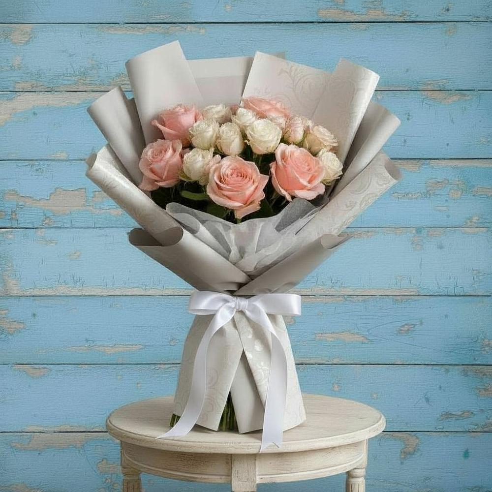 Букет цветов из: Розы в Вознесенье