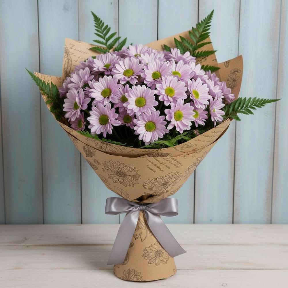 Букет цветов из: Хризантемы в Вознесенье