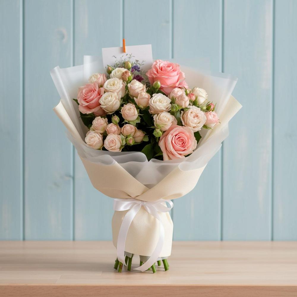 Букет цветов из: Розы в Вознесенье