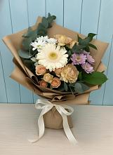 Букет цветов из:  Герберы и Хризантемы #REPLACE_PRED# Вознесенье