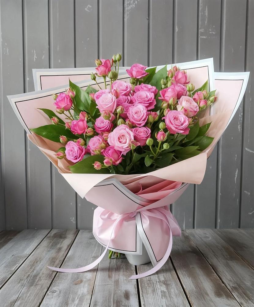 Букет Розовый кустик в Вознесенье