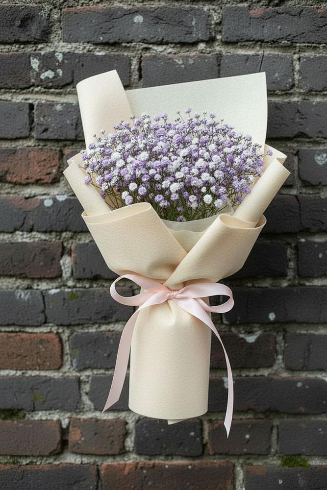 Букет цветов из: Гипсофила в Вознесенье