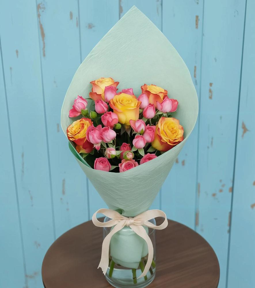 Букет цветов из: Розы в Вознесенье