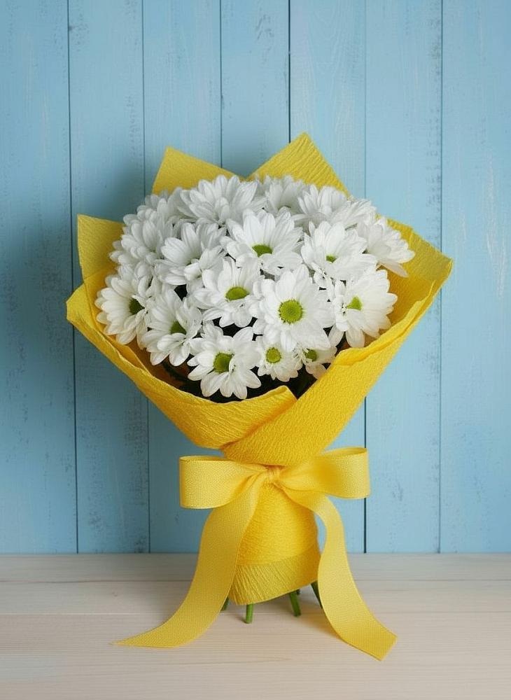 Букет цветов из: Хризантемы в Вознесенье
