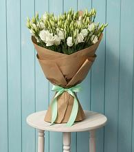 Букет цветов из:  Лизиантусы в Вознесенье