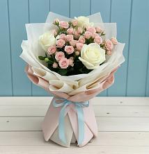 Букет цветов из:  Розы в Вознесенье