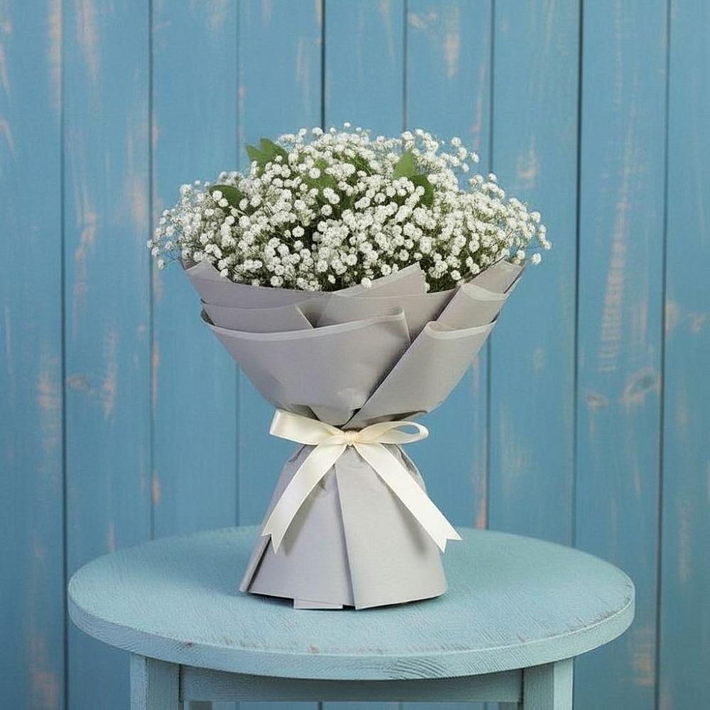 Букет цветов из: Гипсофила в Вознесенье