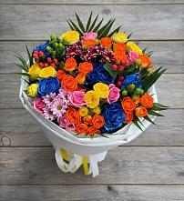 Букет цветов из:  Розы и Хризантемы в Вознесенье