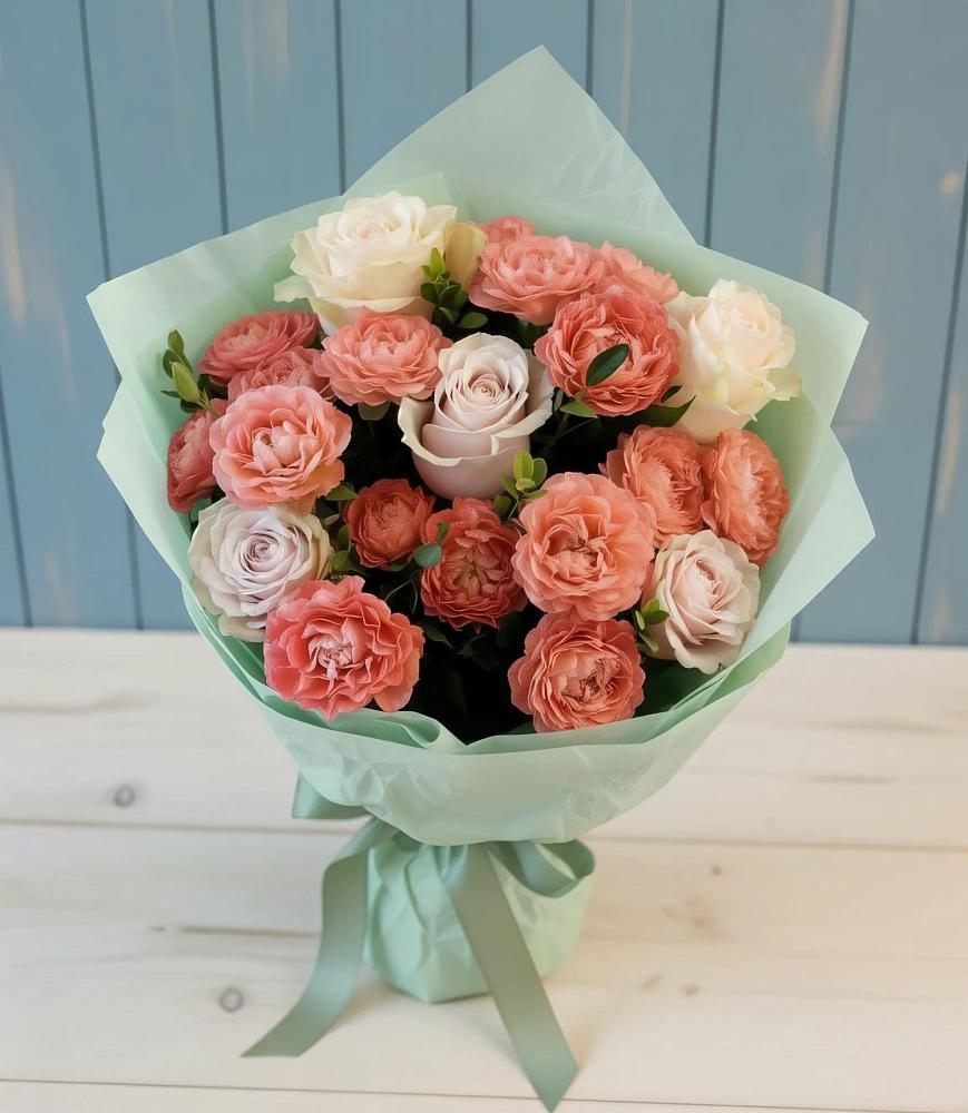 Букет цветов из: Розы в Вознесенье