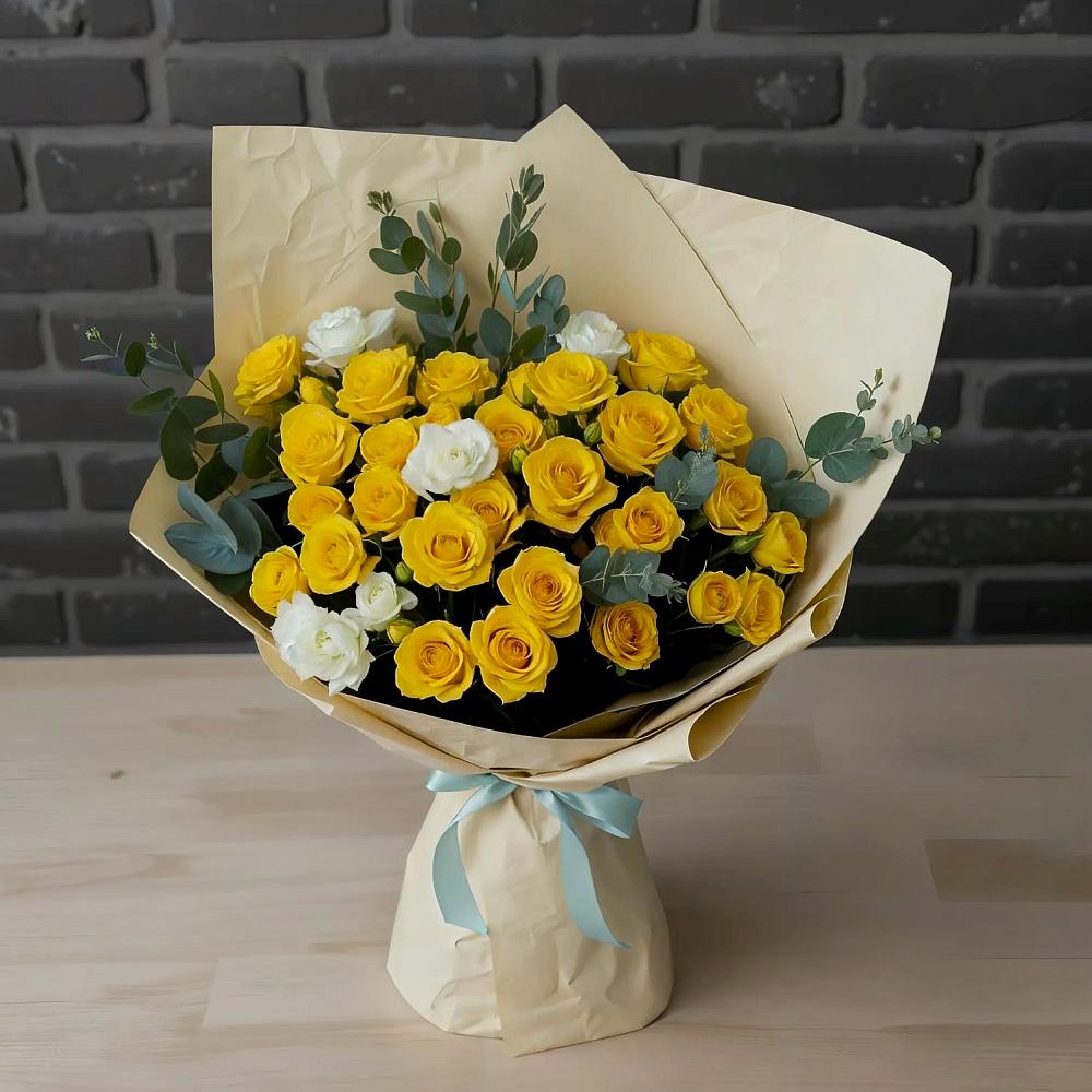 Букет цветов из: Розы в Вознесенье