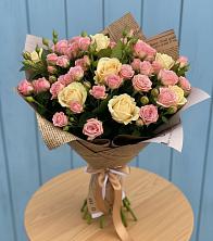 Букет цветов из:  Розы в Вознесенье