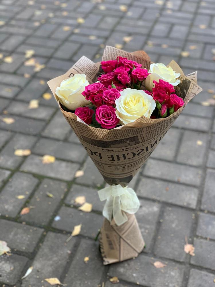 Букет цветов из: Розы в Вознесенье