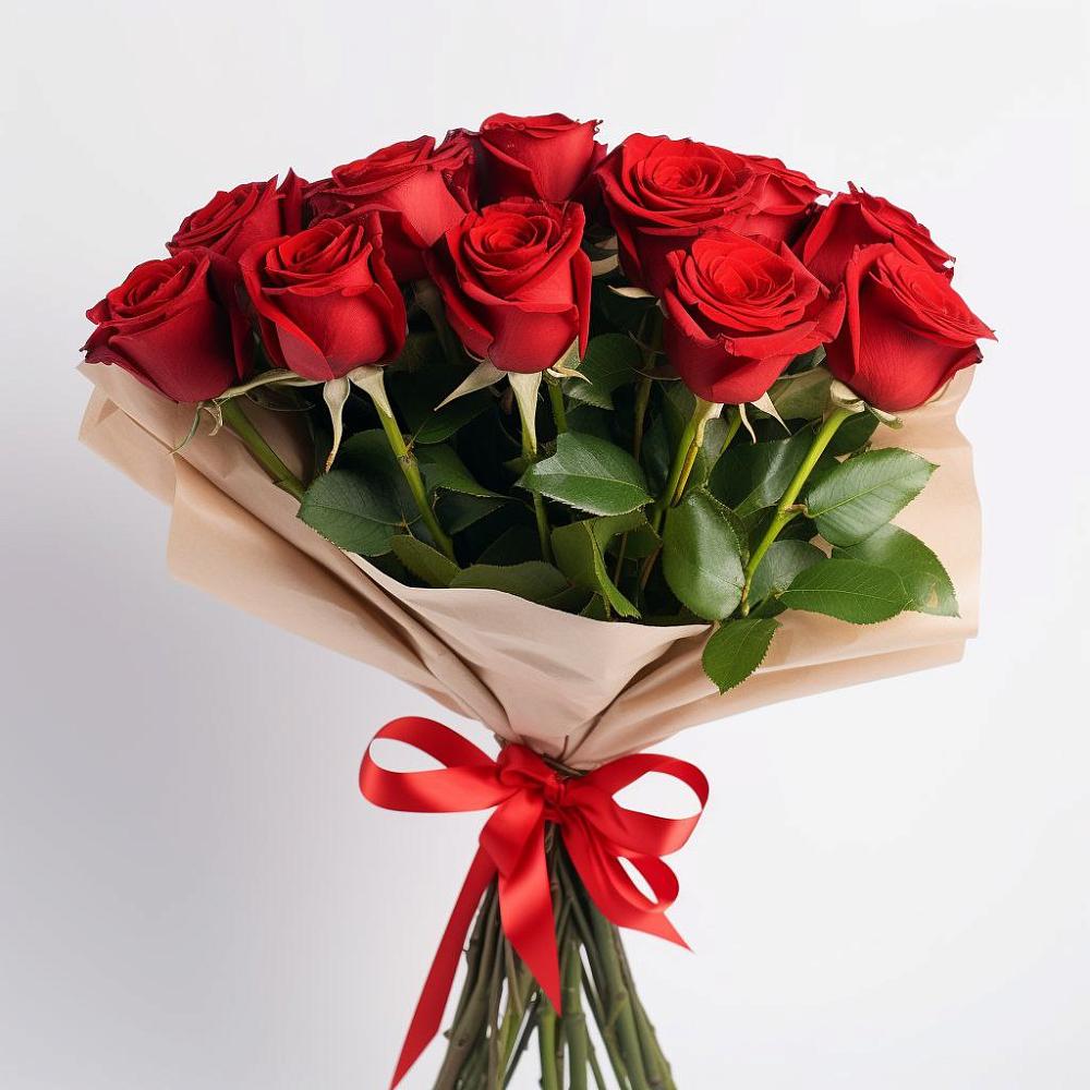 Букет 11 Красных роз Эдлесс Лав в Вознесенье