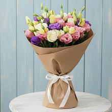 Букет цветов из:  Лизиантусы в Вознесенье