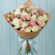Букет цветов из:  Розы в Вознесенье